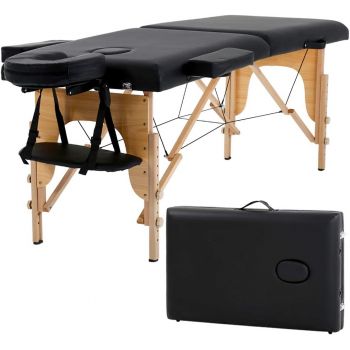 Beauty Salon Portable Double Folding Massage Table Massage Bed